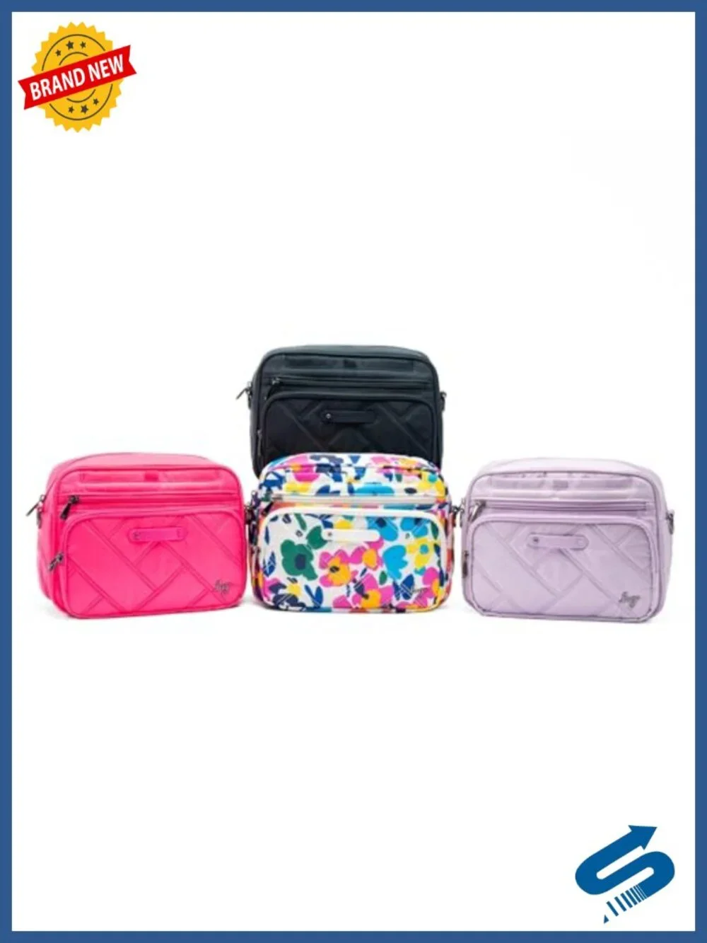 Lug Carousel XL 2 Crossbody Bag - Polyester, Multiple Pockets, RFID